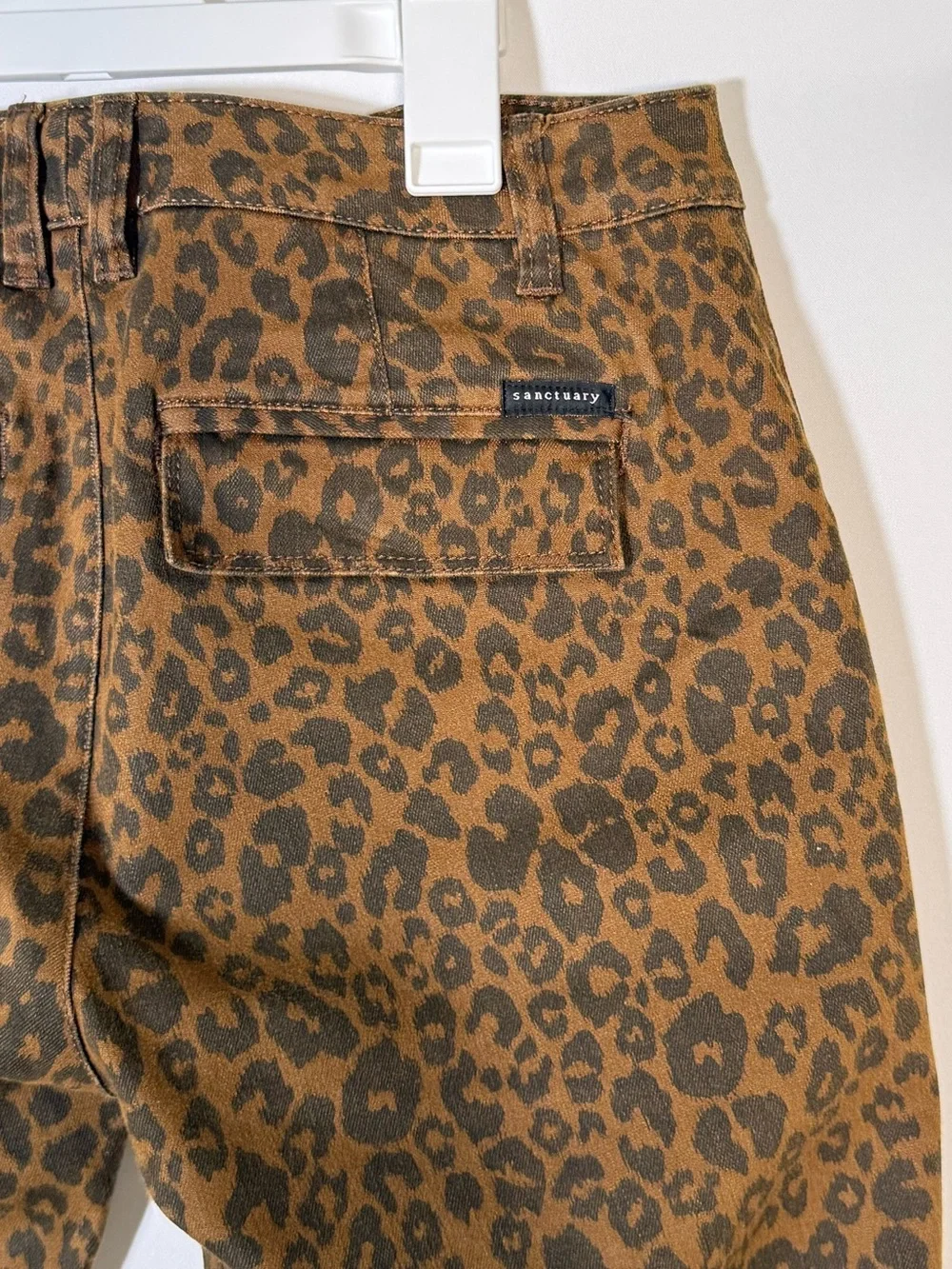 Sanctuary Leopard Print Skinny Pants - Brown & Black